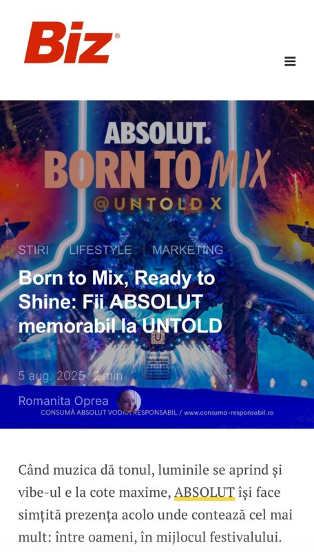 Born to Mix, Ready to Shine: The ABSOLUT Festival Experience 